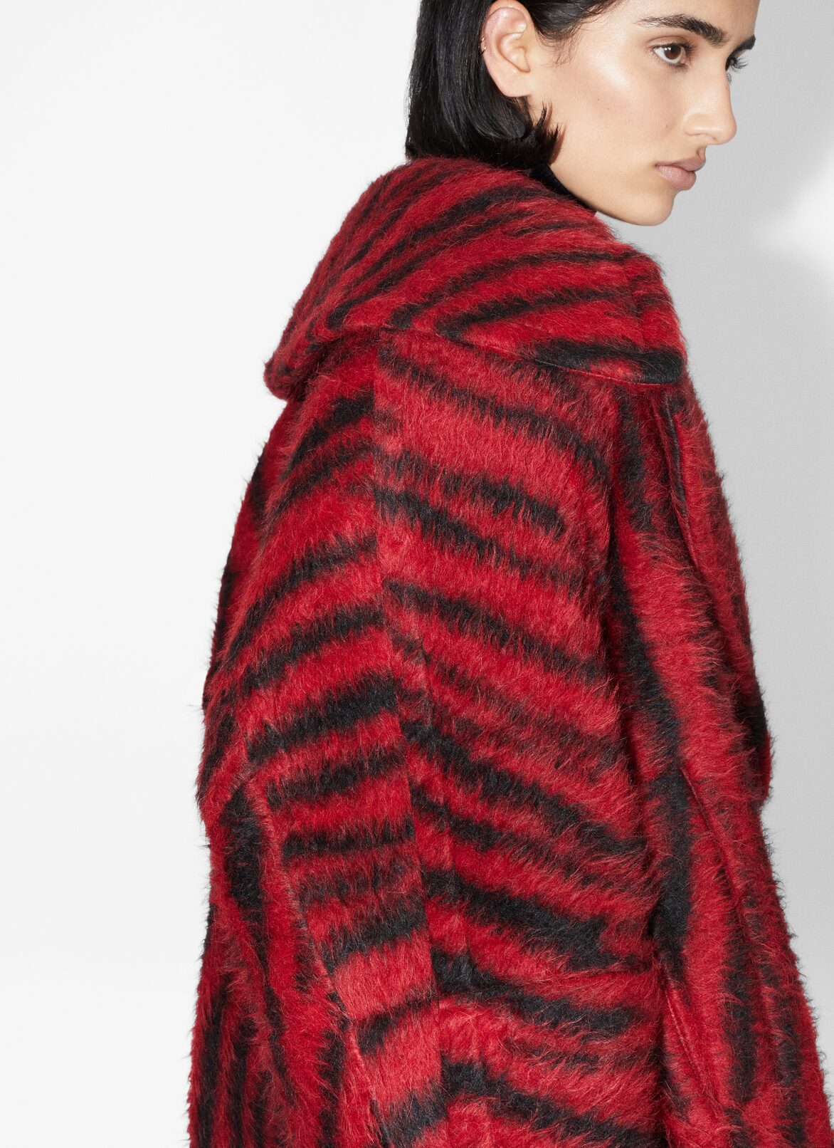 Wool caban ALAÏA BLACK WOOL CABAN